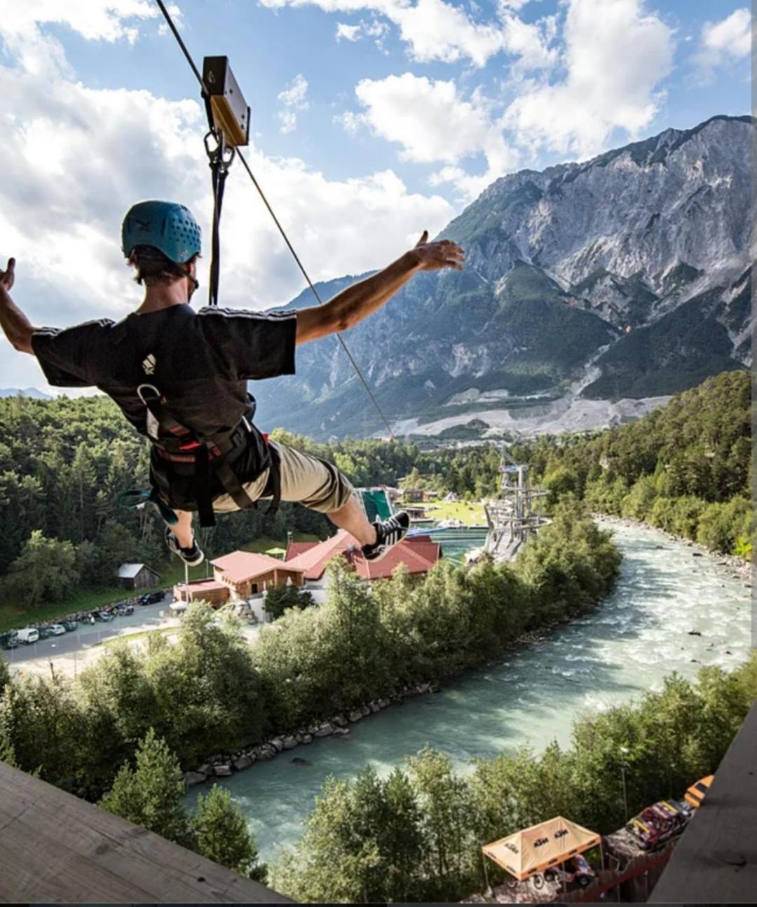 Ferienwohnung Ache Oetz Buitenkant foto